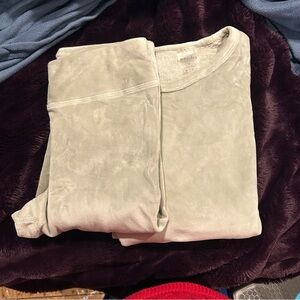 Wander by Hottotties velour pajama set medium soft sleepwear loungewear